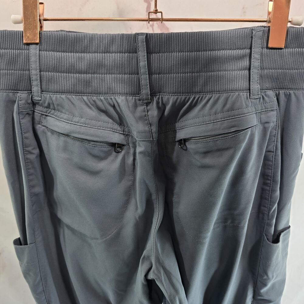 Title Nine Pants Womens 2 Light Blue Straight High Rise Ripstop Clamber Recycled - Picture 6 of 13